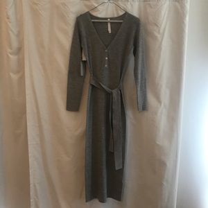 henley sweater dress